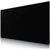 TITANWOLF - 1500 x 800 mm XXXL Tappetino per mouse oversize - Copritavolo di grandi dimensioni - Enorme da tavolo e scrivania - lavabile - OFFERTA LANCIO - Nero