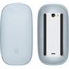 kwmobile Custodia Silicone Mouse Compatibile con Apple Magic Mouse 1/2 Cover - Antipolvere - Case Morbida - Semitrasparente blu chiaro