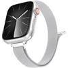 Wowstrap Cinturini Compatibile con Cinturino Apple Watch 40mm 41mm 38mm 44mm 45mm 49mm 42mm 46mm iWatch Donna Uomo,Band Sottile Maglia Milanese Acciaio Inossidabile per Apple Watch Serie 10 9 8 7 6 Ultra2 SE