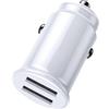Generico Caricabatteria per telefono da auto - Adattatore di USB da 3,1 A, alimentatore rapido a doppia porta, accessorio elettronico compatto per veicoli Dispositivo di da viaggio durevole |