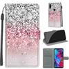 SIENIANLINE Cover per Xiaomi Redmi Note 7 PU Pelle Custodia Flip Rosa