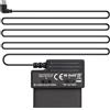 KAWA Cavo alimentazione OBD KAWA Dash Cam, adattatore OBD Type C parcheggio 24/7, protezione bassa tensione 3 livelli, rilevamento ACC, registrazione continua Plug&Play