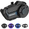 Moman H2Pro Interfono Moto Singolo Connettività Universale 2Ciclisti 1000M