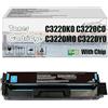 AWDAXC C3220K0 C3220C0 C3220M0 C3220Y0 Toner Cartuccia, compatibile per Lexmark C3224DW MC3224ADWE MC3224DWE MC3224i C3326DW MC3326ADWE MC3326I C3426DW MC3426ADW MC3426I PRINTERS Cyan*1
