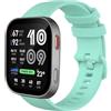 GIOPUEY Cinturini Compatibile con Amazfit Bip Max, Morbido Silicone Cinturino [Resistente all'Usura] [Traspirante] - Green