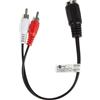 Goobay 50004 Adattatore Cavo Audio; Presa DIN a Connettore RCA Stereo, 0.2m Lunghezza del Cavo
