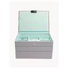 Stackers Set di 3 portagioie Classic Dove Grey & Mint
