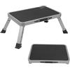 Wotrilw Sgabello Pieghevole, Scaletta Regolabile a 3 Livelli, Piattaforma Antiscivolo Ampia, Pedana Portatile per Adulti, Bambini, Cucina, Ufficio, Camera, Bagno e Casa