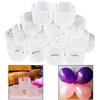 Xrten 50 Pcs Palloncino Arco Connettori,Clip A Forma di Palloncino Anelli a Palloncino di plastica Blocco per la Decorazione di Cerimonia Nuziale del Partito