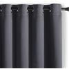 RESTILO Blackout - Tenda oscurante con occhielli, 140 x 175 cm, colore: grafite