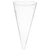 MINAOLULUS Vaso da Conico in Vetro Trasparente per Fioriera da Muro, Contenitore Idroponico per Decorazione Artistica in Cucina e Camera da, Portafiori Sospeso