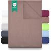 GREEN MARK Textilien lenzuolo piano 100% cotone - Lenzuolo classico senza elastico, morbido sulla pelle, facile da mantenere, lavabile ad alta temperatura - Sabbia/Beige - 150 x 250 cm