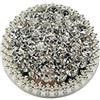 vingol 10 Pz Pulsanti tondi in metallo con strass per abbigliamento DIY Accessori per cucito Decorazione di matrimonio Grossista Lusso Moda Decorazione Pulsante