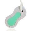 PARENCE.- Pietra pomice pelata naturale con cordino - 10x5x1,8 cm - Trattamento piedi, pedicure