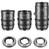 SIRUI Vision Prime 1 Obiettivo Kit 15mm&75mm&150mm, E/RF/Z/L-Mount, Grigio | VP-1 Obiettivo Cinema a Fuoco Manuale Full Frame, T1.4-16 Apertura Rapida, Compatibile con Sony E, Canon RF, Nikon Z, Leica L