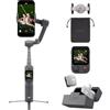 DJI Osmo Mobile 8P Stabilizzatore + Mic Mini 2 (1 TX + 1 RX mobile + Custodia di ricarica), Modulo di Tracciamento, Telecomando, Tracciamento Nativo, Stabilizzazione su tre assi