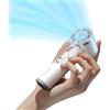 TORRAS Coolify iva - Ventilatore portatile con refrigeratore per il ghiaccio, raffreddamento di 10 °C, velocità regolabile da 0 a 100, mini ventilatore portatile super potente da 4900 mAh