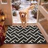 Biscpro Zerbino Interno 50x80cm,Tappeto Lavabile,Tappetino Entrata Asciugapassi Antiscivolo per Interni ed Esterni, Casa e Ufficio, Porta, Corridoio,Ingresso