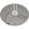 NaschLager Disco interno grattugia, 4 mm, in acciaio inox, KW714292, compatibile con Kenwood Food Processor, robot da cucina bianco, disco di taglio grossolano, accessorio disco di ricambio