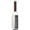 Microplane Grattugia Doppia Lama per Formaggio, Mela, Carota, Zucchina e Cioccolato con Manico in Legno di Noce e Lame in Acciaio Inossidabile - Made in USA
