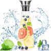 ZHHGOO 1500ml Brocca,Caraffa Vetro,Brocca per Acqua in Vetro Coperchio Inox per Succo Caldo Freddo,tè,Latte,Bevande Ghiacciate,Caffè e Vino Rosso