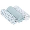 Lässig Laessig 1312005525 Swaddle and Burp Blanket, L, Little Chums Stars
