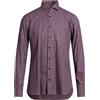 AGHO - Camicia slim fit - Marrone