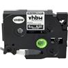 vhbw Cassetta nastro sostituisce Brother TZE-315 per etichettatrice 8m x 6 mm bianco su nero
