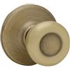 Kwikset 92001-566 Tylo - Pomello per corridoio e armadio, in ottone anticato