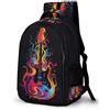 WECECE Zainetti Singer Music Lover Bambino 8-11 Anni Zaino per Computer Guitar Design Bambine Classe 3-5 Cartella Scolastica Leggero Comodo Viaggio Uso Quotidiano Daypack