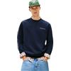 Tommy Jeans Uomo Felpa Linear Scollo Rotondo, Blu (Dark Night Navy/Sweet Blue), XL