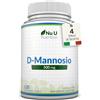 Nu U Nutrition D-Mannosio Puro Alta Forza 500mg - 120 Compresse Vegane - Senza Allergeni - Integratore per Supporto Vie Urinarie per Donne - Prodotto in Europa - Nu U Nutrition