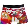 Lawenp Lovely Cats Intimo da Uomo Boxer Traspirante Breve Regalo di Natale di Capodanno S-XXL