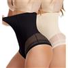 Joligiao Guaina Contenitiva Donna Vita Alta Pancera Contenitiva Pancia Piatta Mutande Modellante Intimo Push Up Contenitive Donna Traspirante Comoda Post Parto Senza Cuciture Slip