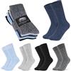 CityComfort Calzini Donna - Calze Donna 37-44 - Calzettoni Donna Colorate Lunghe di Lana Morbide e Calde Pacco 2/5 (Blu/Grigio, 37-40 EU)