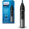 Philips Nose Trimmer Serie 3000 Rifinitore per Peli di Naso, Orecchie e Sopracciglia (modello NT3650/16)