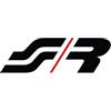 SIMONI RACING CR/SRN Adesivo prespaziato SR 50 x 15, Nero Rosso, Universale