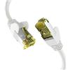 EFB-Elektronik - Cavo di rete CAT. 6a fino a 10 Gb - Cavo patch Ethernet LAN da 20 m con protezione jack e antipiega - Connettore RJ45, schermatura S/FTP PIMF - Bianco