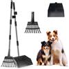 POOPER SCOOPER PALA PER ESCREMENTI CANINI MANICO LUNGO SET PER CANI GIARDINO PUL