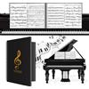 Irich RACCOGLITORE SPARTITI MUSICALI A4 15 TASCHINE 60 PAGINE IMPERMEABILE PORTA DOCUM
