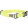 Carhartt Collare per cani in nylon, color lime, taglia L