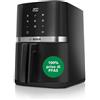 Bosch Friggitrice ad Aria Serie 2, Cestello da 4L, Fino a 2 Porzioni, 6 Programmi Preimpostati, Rivestimento Non Tossico, 1300 W, Nero, MAF24AB0