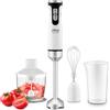 Ufesa Solar Max Frullatore a Mano, Potenza 1200W, 12 Velocità + TURBO, 4 Lame in Acciaio Inox, Design Ergonomico e Anti-Spruzzi, Accessori Inclusi, Senza BPA