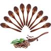 ASelected 10 cucchiai in legno, 14 cm, cucchiai di miele, cucchiai da zuppa, manico lungo, cucchiai da cucina, cucchiaini da tè, caffè, miele, zucchero, spezie, zuppa, riso, mescolare