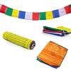 MagiSel Bandiera della Preghiera, Bandiere di Preghiera Buddista Tibetana, Bandierine tibetane, Bandiere con Preghiere Tibetane, per Altari Buddisti, Sale di Meditazione, Decorazione Esterna, 20 Lati, 6 Metri