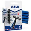 Lea Premium 2 Hojas Maquinilla Desechable