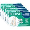 SORIFA - Set di 6 - Sudine Polvere Trattamento antitraspirante - Piedi - Regola il sudore - Assorbe - Previene le micosi - Senza sali di alluminio - Made in France - Scatola 6 bustine doppie