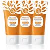 Generic Gel esfoliante arancione naturale per viso, gel esfoliante arancione per la pulizia profonda, gel esfoliante e idratante per donne | gel detergente delicato (3PC)