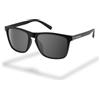 Foster Grant Prestige occhiali da sole uomo - montatura wayfarer nera con lenti specchiate blu, anti-graffio & anti-urto, protezione UV400 per un look moderno