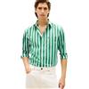 Tommy Hilfiger Flex Poplin Bold Stripe Shirt Mw0mw41715 Camicia L/S Unisex - Adulto (Pacco da 1)